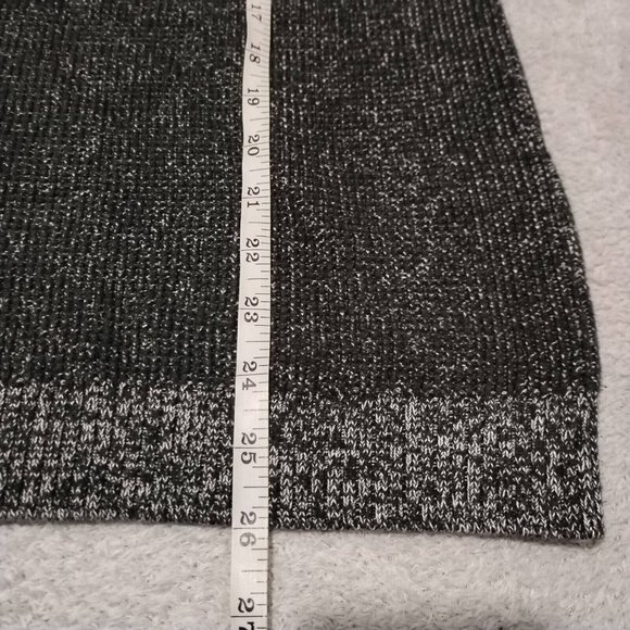 Reiss Jumper Mens XS Tiger Grey Chunky Tight Knit Contrasting Trim Crew Heavy - Picture 6 of 13